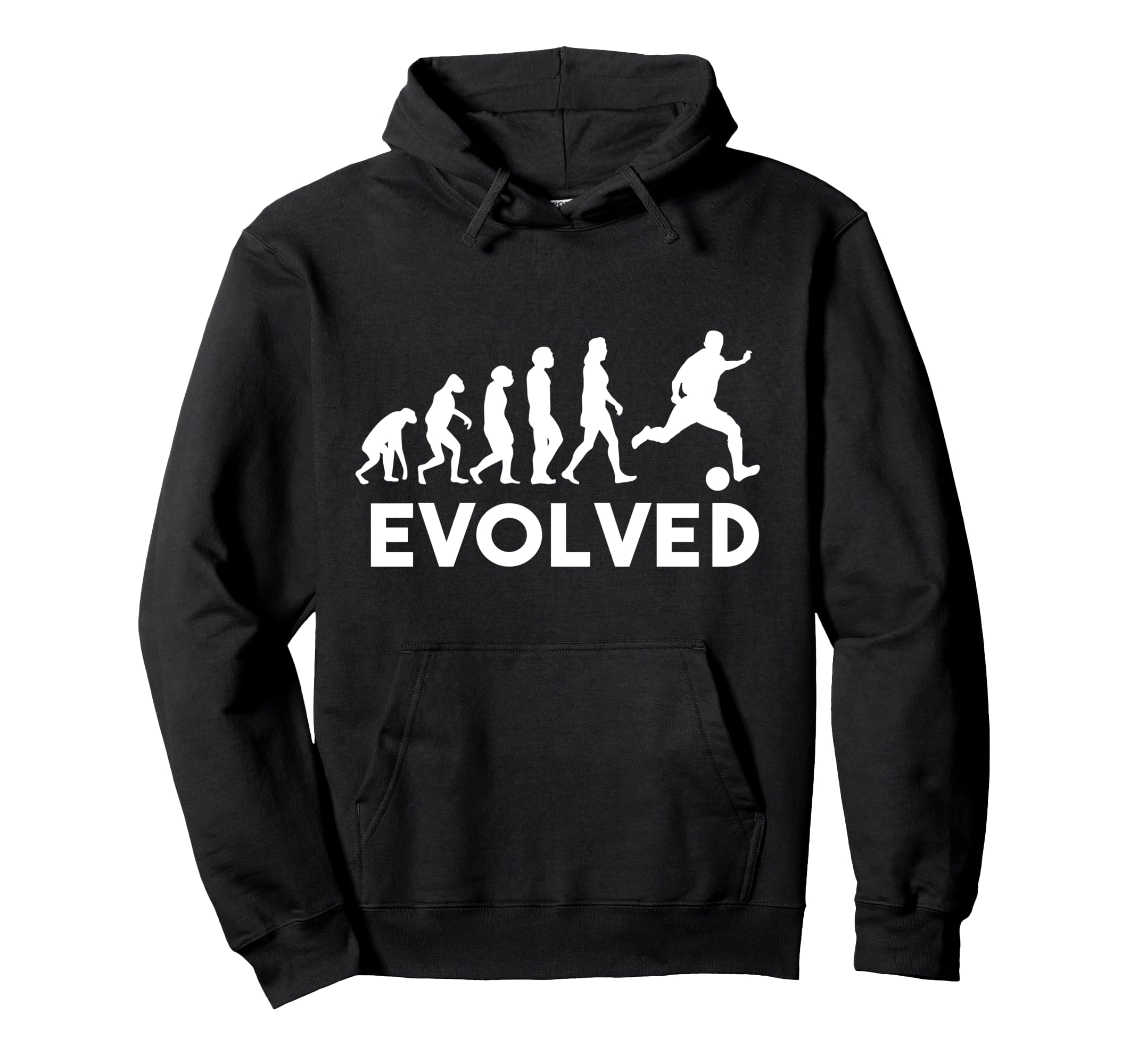 Evolved Soccer Goalie Soccer Player Hoodie - Unique Graphic for Adults