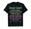 Funny Soccer Coach T-Shirt - Unique Graphic for Adults