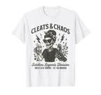 Cleats Chaos Skeleton Soccer Mom T-Shirt - Casual Everyday Wear Men Women