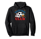 Soccer Moms Club Fun Game Day Soccer Hoodie - Aesthetic Graphic Unisex