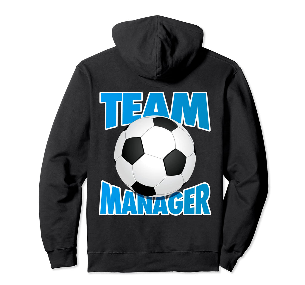Soccer Team Manager Soccer Ball Hoodie - Minimalist Print Men Women