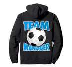 Soccer Team Manager Soccer Ball Hoodie - Minimalist Print Men Women