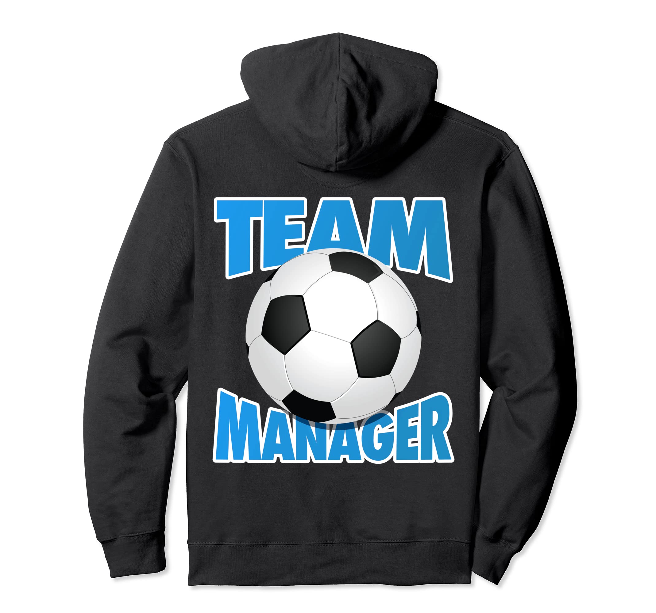 Soccer Team Manager Soccer Ball Hoodie - Minimalist Print Men Women