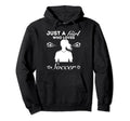 Just Who Loves Soccer Hoodie - Minimalist Print for Adults