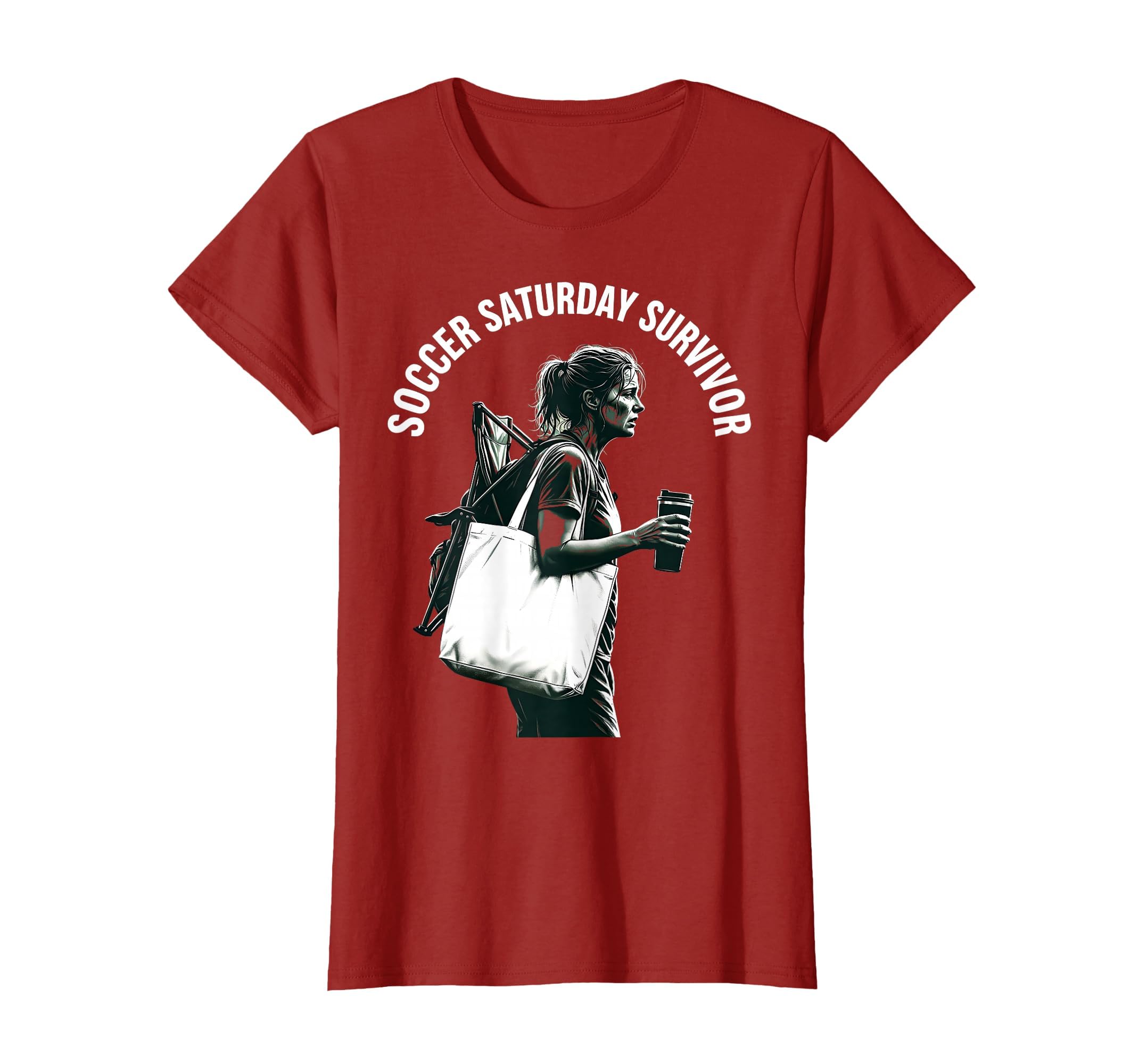 Soccer Saturday Survivor Soccer Mom T-Shirt - Aesthetic Graphic Men Women