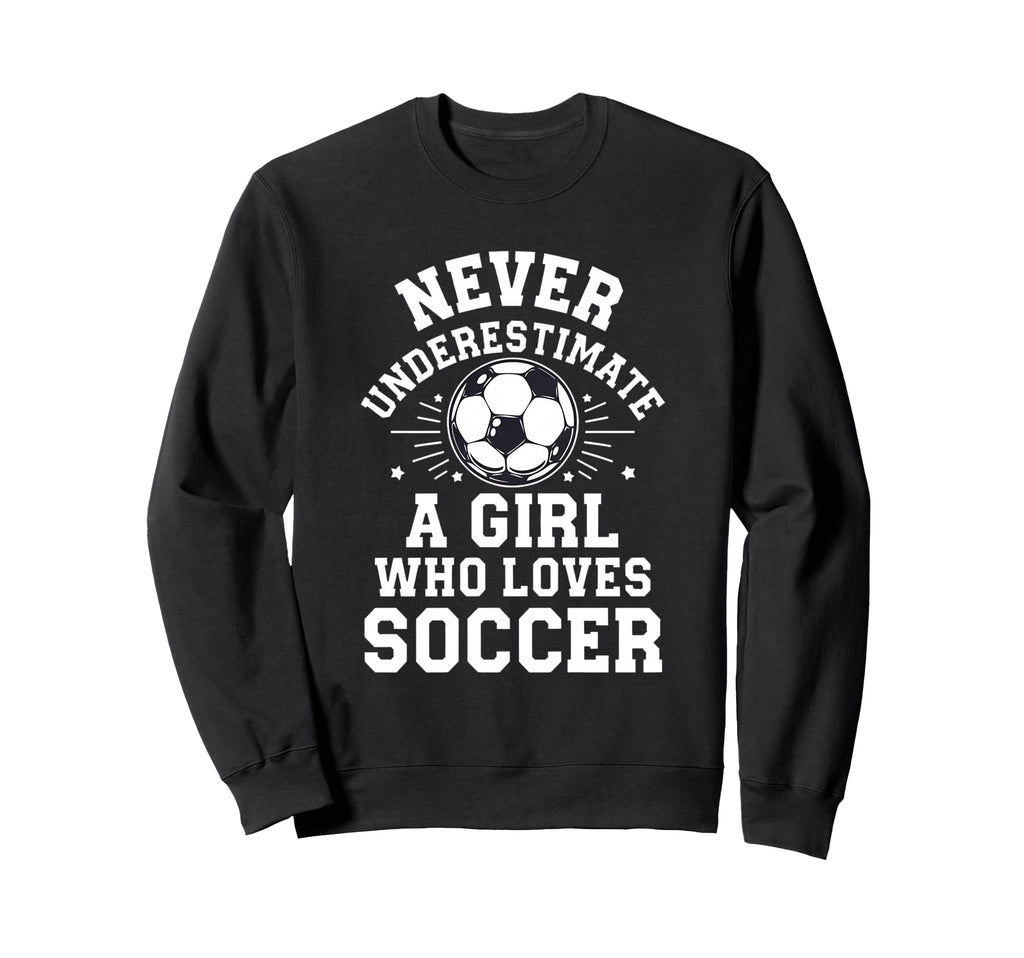 Soccer Players Soccer Soccer Sweatshirt - Aesthetic Graphic Men Women