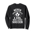Soccer Players Soccer Soccer Sweatshirt - Aesthetic Graphic Men Women
