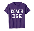 Coach Dee Custom Football Soccer T-Shirt - Unique Graphic Men Women