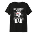 Mens My Favorite Players Call Me Dad T-Shirt - Unique Graphic Men Women