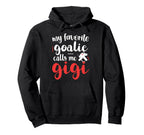 Proud Ice Hockey Goalie Gigi Hockey Hoodie - Aesthetic Graphic Unisex