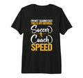 Mens Soccer Coaching Training Trainer T-Shirt - Graphic Print for Adults