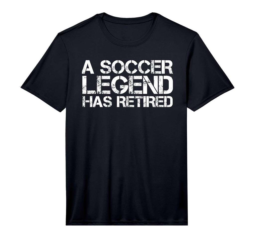 Soccer Legend Has Retired Funny T-Shirt - Minimalist Print Men Women