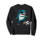 Football Shark Sweatshirt - Streetwear Style Men Women