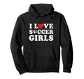 I Love Soccer Hoodie - Streetwear Style Unisex