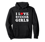 I Love Soccer Hoodie - Streetwear Style Unisex