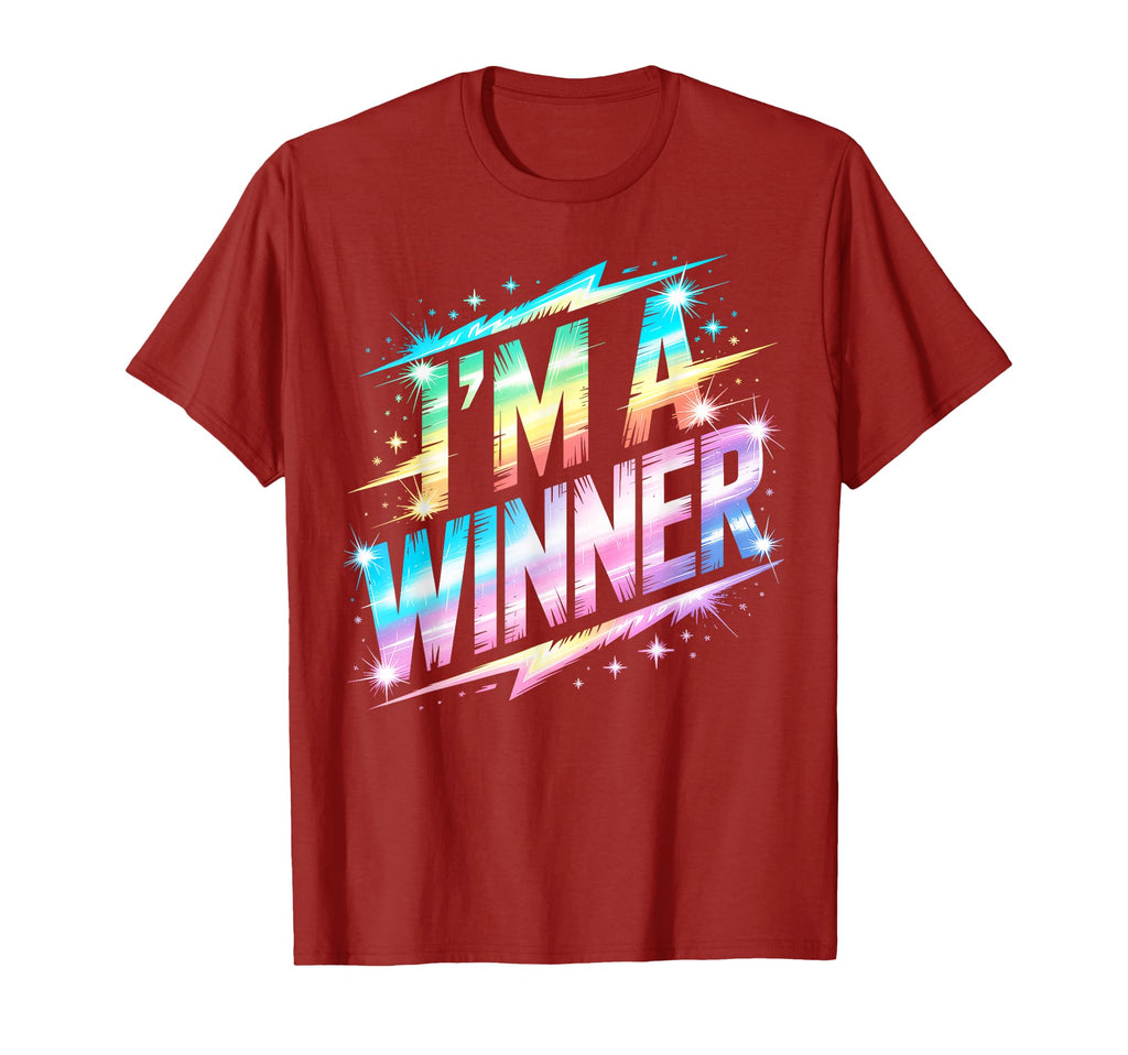 Im Winner All We Do Motivational Game T-Shirt - Novelty Apparel for Adults