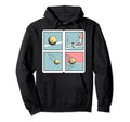 Ice Hockey Player Athlete Winter Sport Hoodie - Trendy Graphic Men Women