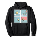 Ice Hockey Player Athlete Winter Sport Hoodie - Trendy Graphic Men Women