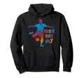 Vibrant Soccer Vibes Only Colorful Hoodie - Fun Novelty Design Men Women