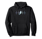 Soccer Heartbeat Sports Soccer Player Hoodie - Unique Graphic Men Women