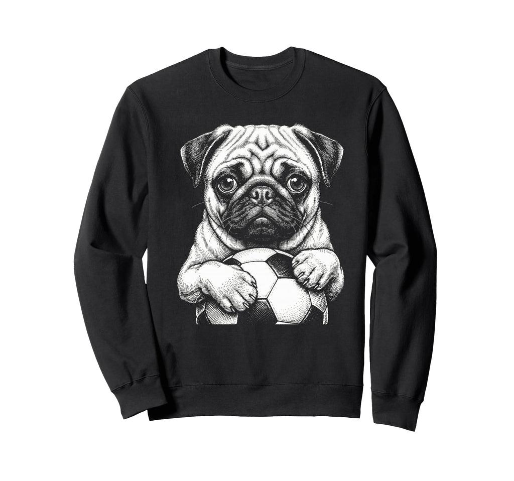 Fans Ball Mascot Black And White Sweatshirt - Streetwear Style for Adults