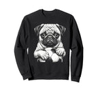 Fans Ball Mascot Black And White Sweatshirt - Streetwear Style for Adults