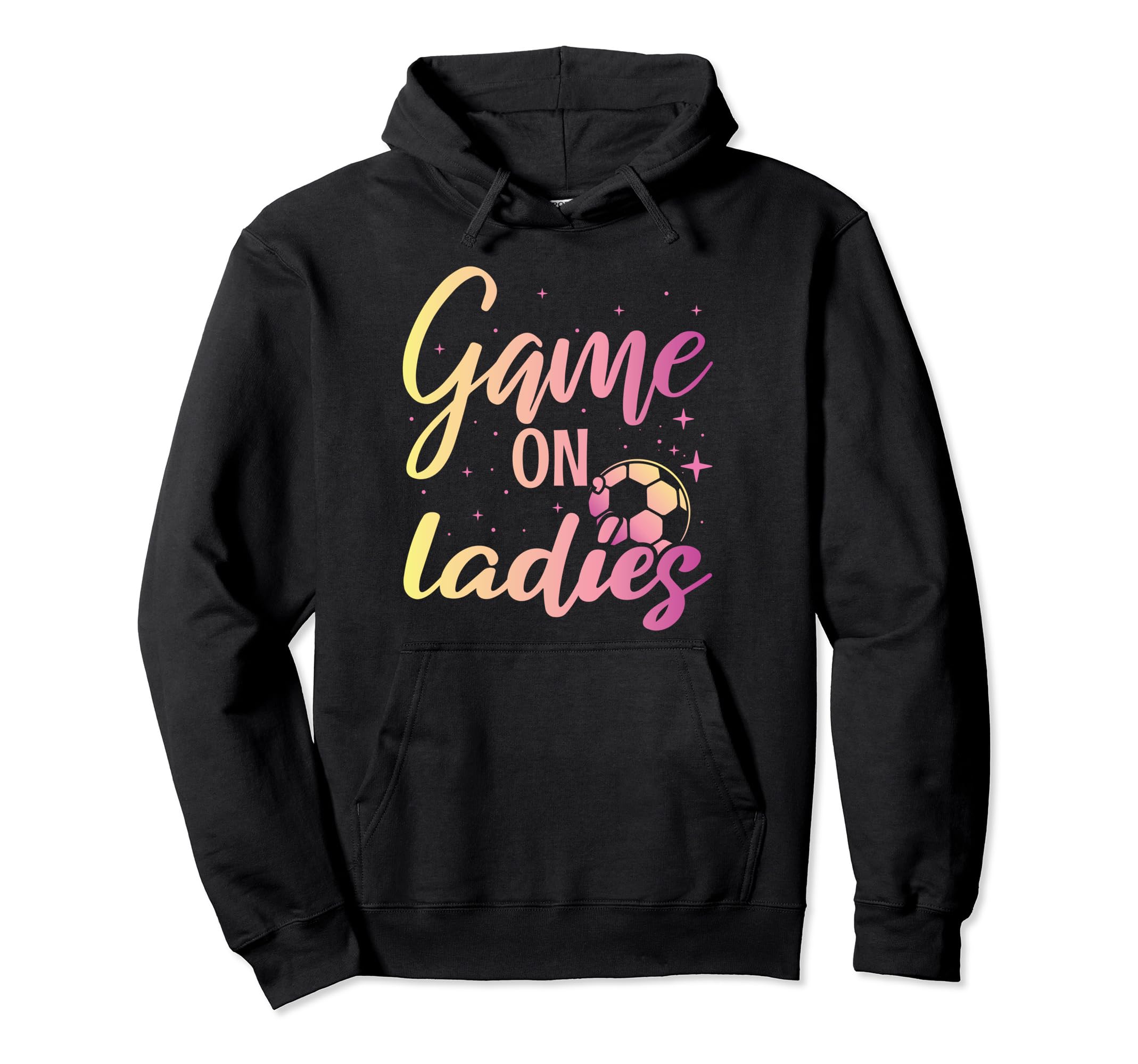 Soccer Team Outfit Players Fans Womens Hoodie - Trendy Graphic for Adults