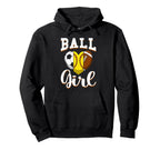 Ball Sports Heart Soccer Softball Hoodie - Novelty Apparel for Adults