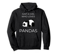 Just One Adores Pandas Kawaii Art Hoodie - Trendy Graphic Men Women