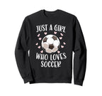Just Soccer Love Sports Soccer Sweatshirt - Minimalist Print for Adults
