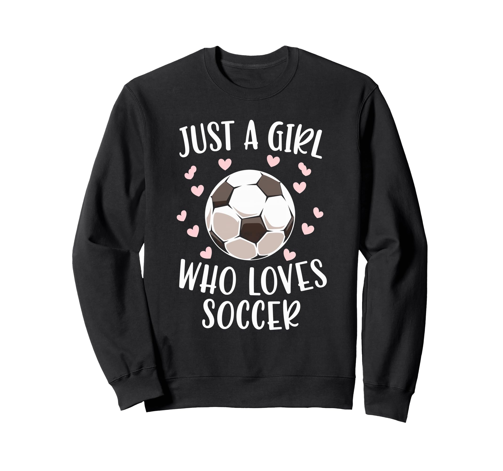 Just Soccer Love Sports Soccer Sweatshirt - Minimalist Print for Adults