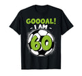 60 Year Old Birthday Soccer Themed T-Shirt - Casual Everyday Wear Unisex