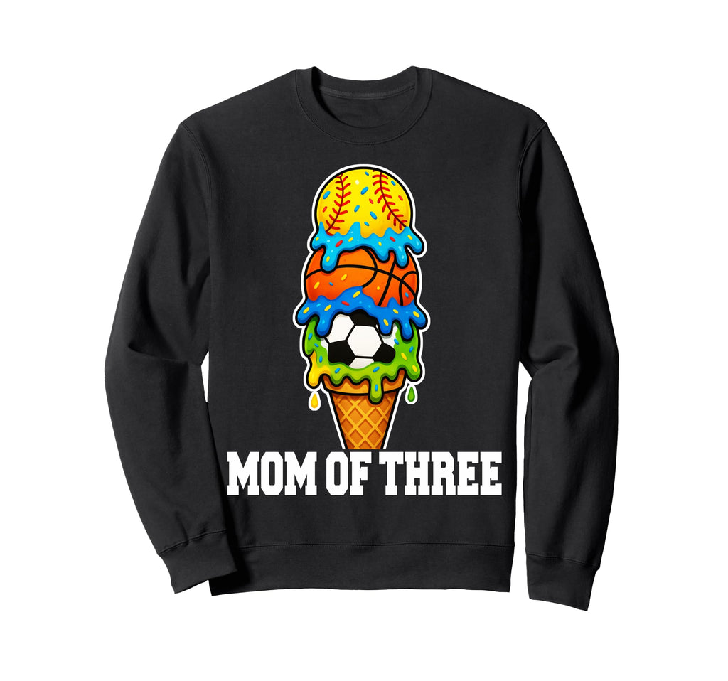 Softball Soccer Basketball Mom Ice Sweatshirt - Trendy Graphic Men Women