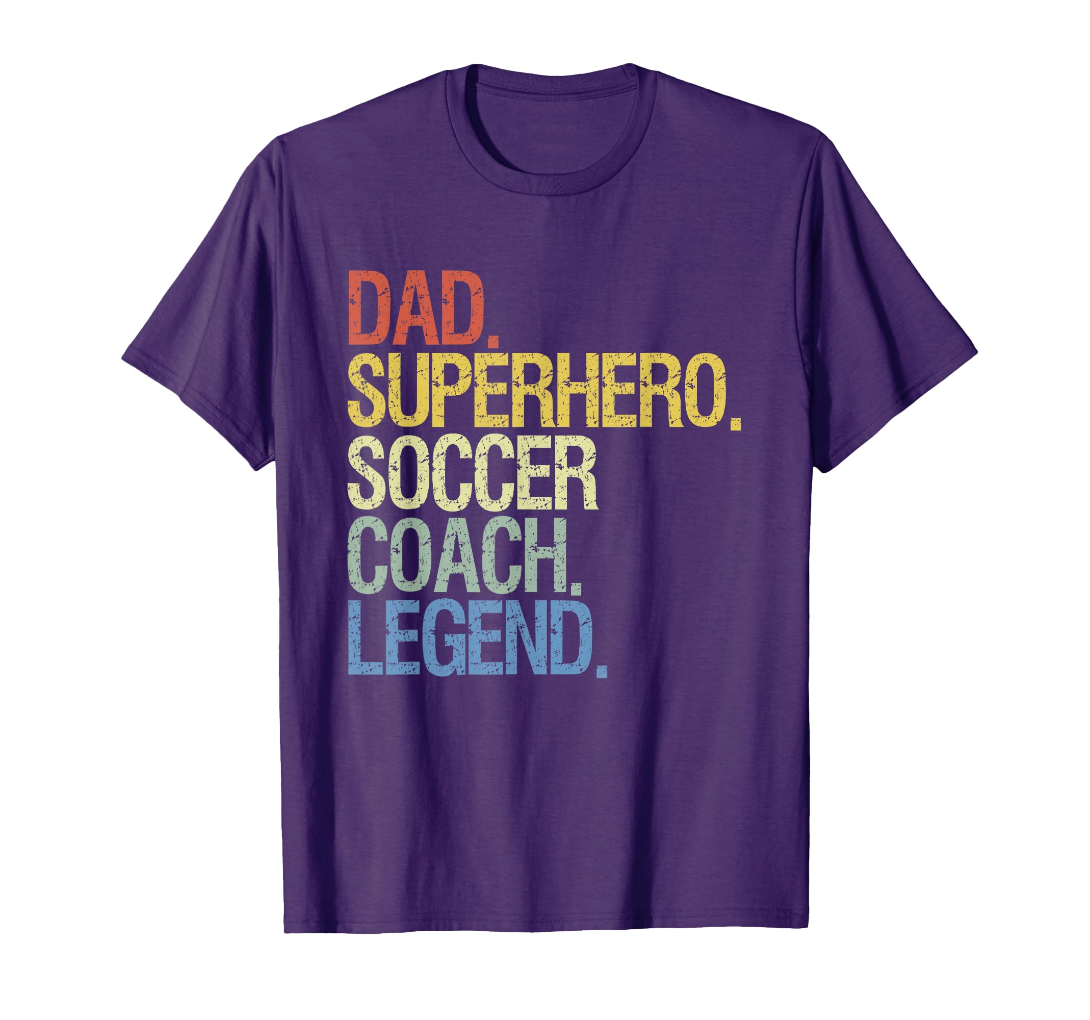Dad Superhero Soccer Coach Legend T-Shirt - Aesthetic Graphic Men Women