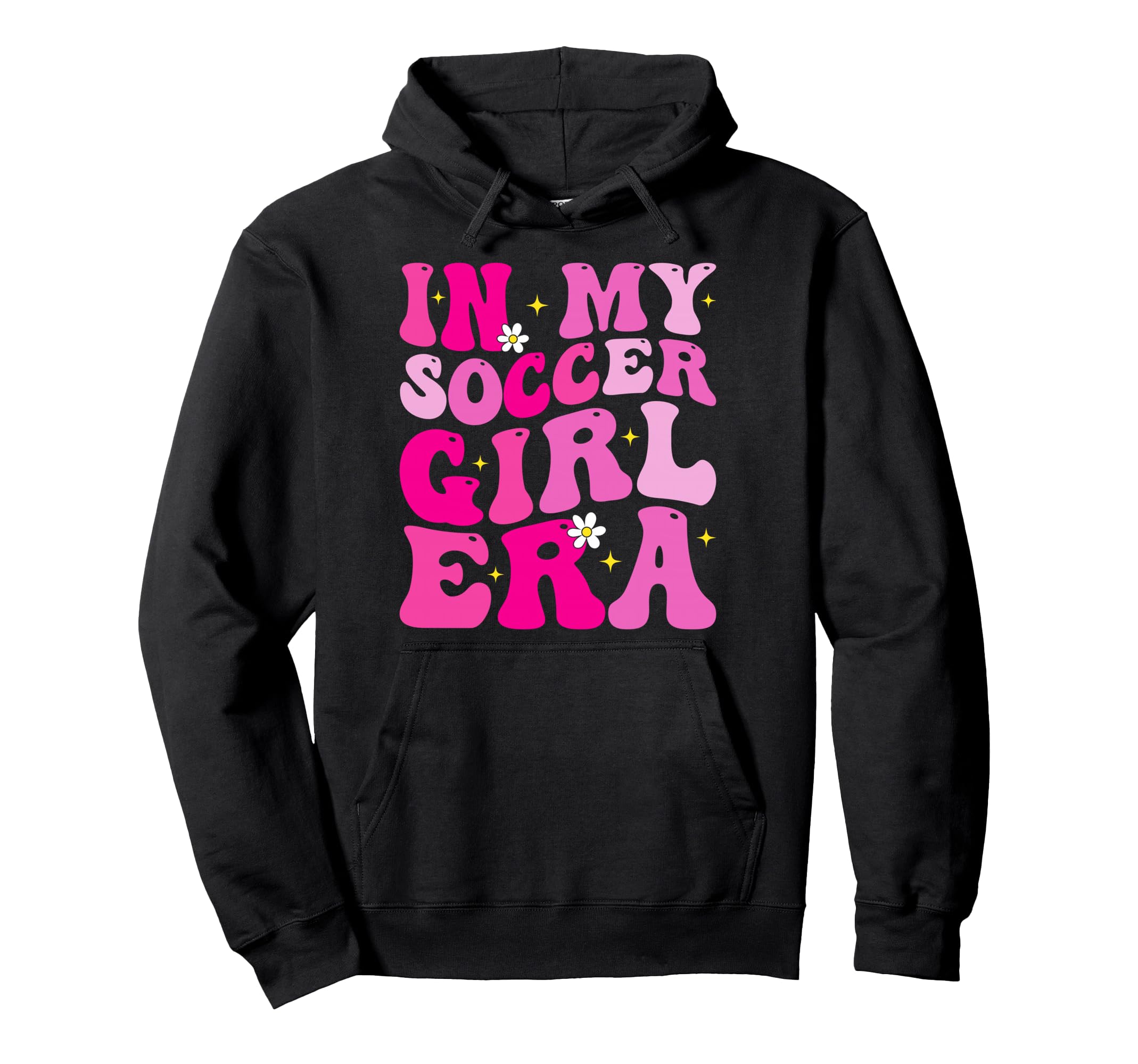 My Soccer Era Groovy Soccer Hoodie - Casual Everyday Wear Men Women