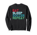 Football Football Player Eat Sweatshirt - Casual Everyday Wear Unisex