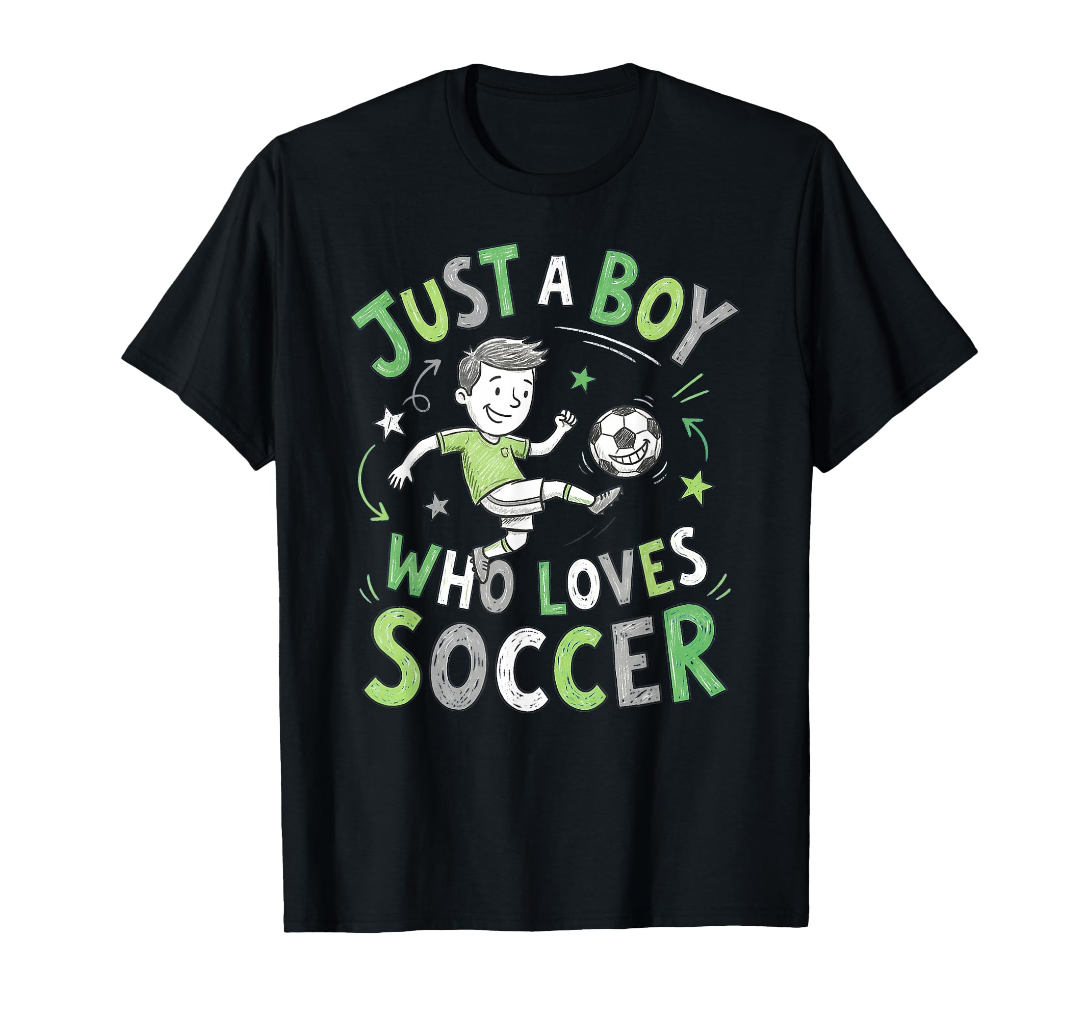 Soccer Just Who Loves Soccer Football T-Shirt - Minimalist Print Men Women