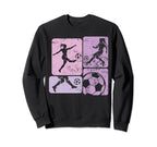 Soccer Team Outfit Players Fans Sweatshirt - Aesthetic Graphic for Adults