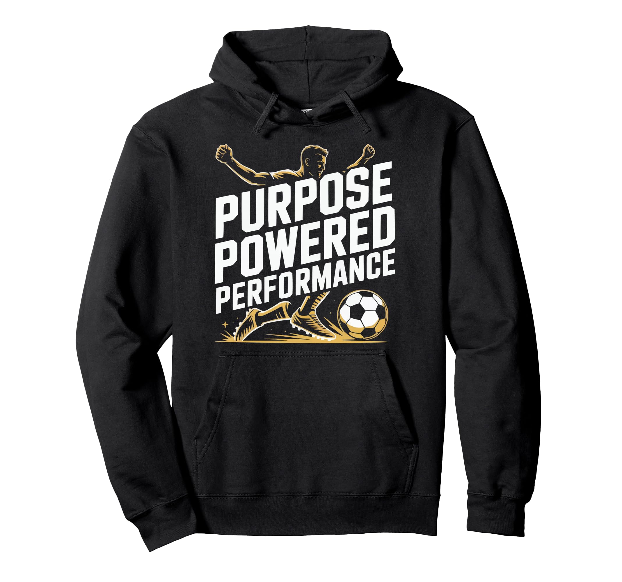 Christian Soccer Player Religious Hoodie - Novelty Apparel for Adults