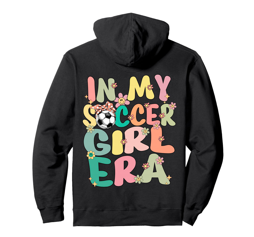My Soccer Era Groovy Soccer Hoodie - Minimalist Print for Adults