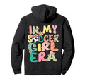 My Soccer Era Groovy Soccer Hoodie - Minimalist Print for Adults
