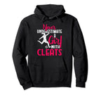 Soccer Player Never Underestimate Hoodie - Casual Everyday Wear for Adults