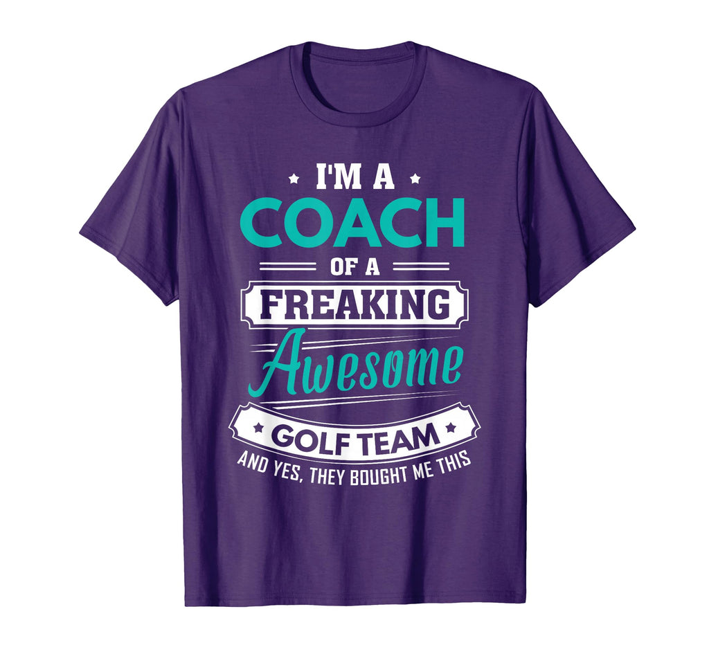 Golf Coach Golf Team Coach Gift T-Shirt - Novelty Apparel for Adults