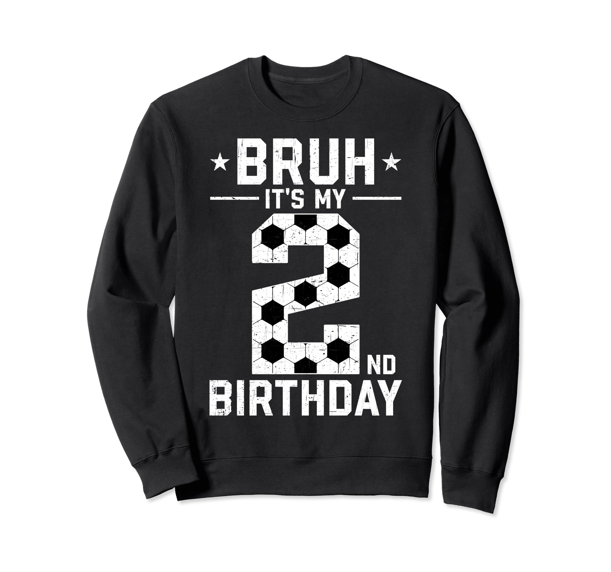 2 Year Old Birthday Soccer Sweatshirt - Casual Everyday Wear for Adults