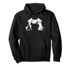 Distressed Soccer Halloween Costumes Hoodie - Casual Everyday Wear Unisex