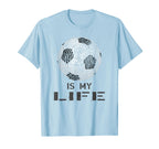 Dna Fingerprint Soccer Ball Soccer Is My T-Shirt - Graphic Print Men Women