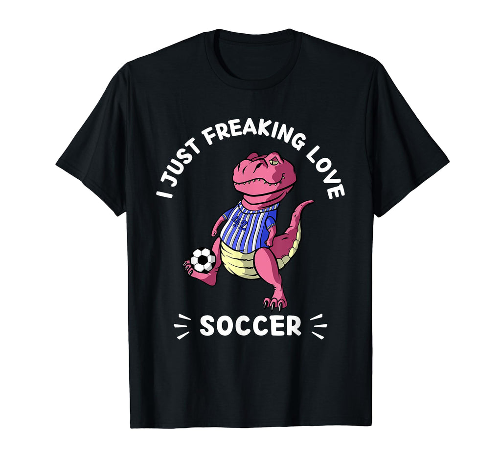 Kawaii Dinosaur I Just Freaking Love T-Shirt - Minimalist Print Men Women
