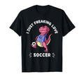 Kawaii Dinosaur I Just Freaking Love T-Shirt - Minimalist Print Men Women
