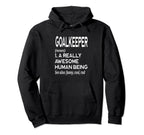 Soccer Player Definition Funny Goalkeeper Hoodie - Novelty Apparel Unisex