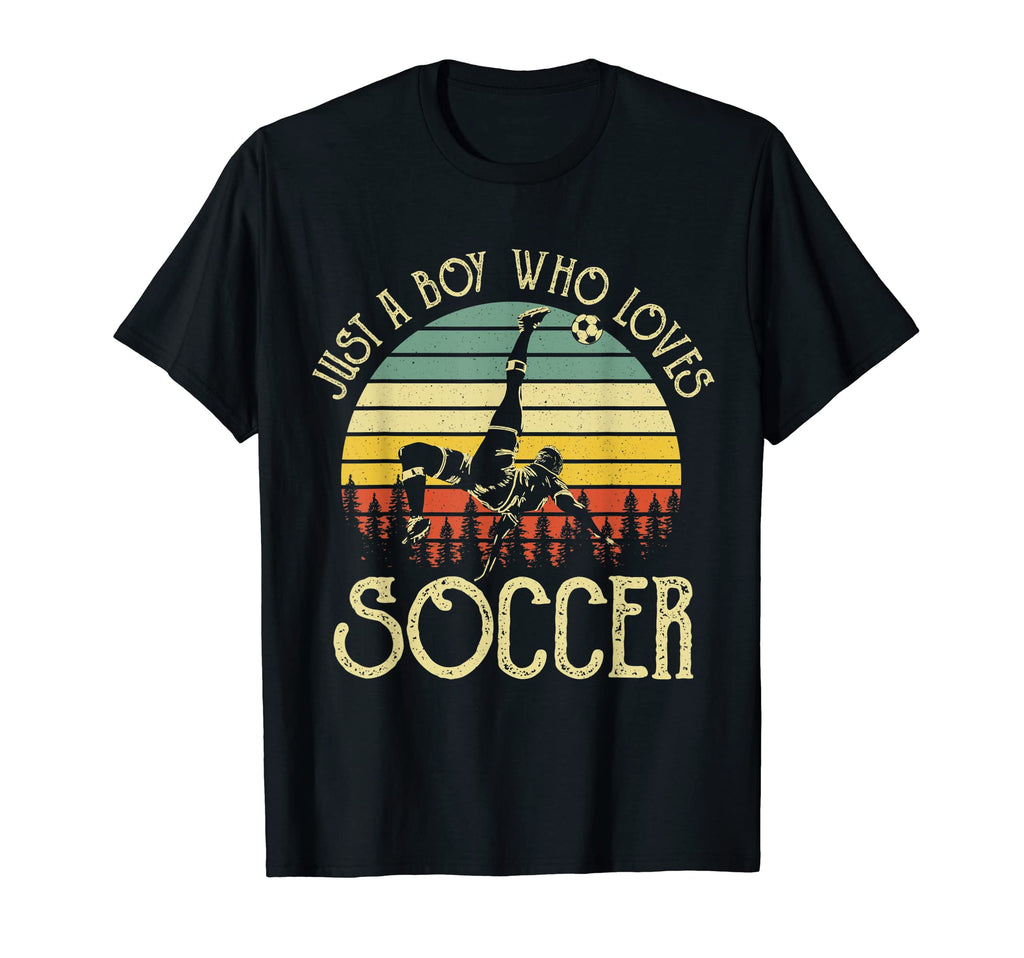 Just Who Loves Soccer Soccer T-Shirt - Casual Everyday Wear Men Women